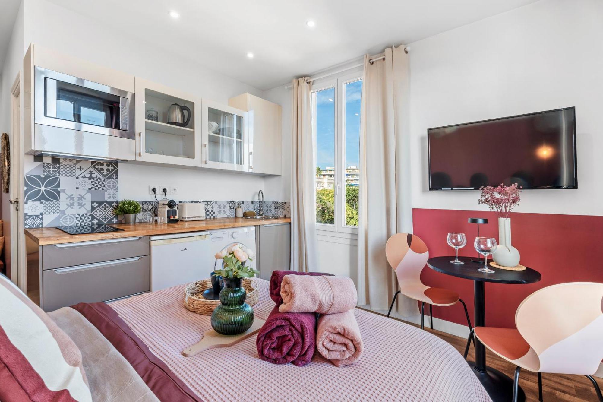 Nice Renting - Cambrai03 - Seaside Studio On The Promenade Des Anglais Dış mekan fotoğraf